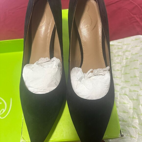 Sam Edelman Jordyn Pumps, Black Suede, Women's 7.5 M - Picture 4 of 7